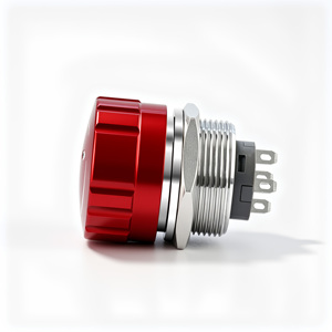 Interrupteur d'arrêt d'urgence à verrouillage métallique IP65 pour système d'évaporation et station de sécurité - Product Image 5