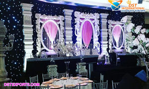 Escenario de recepción de gran boda, decoración de escenario de boda inspirada en Marruecos, conjunto de función de lujo para boda - Product Image 3