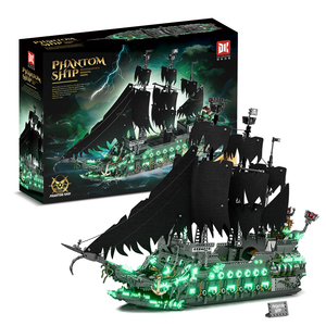 <span class=keywords><strong>Bateau</strong></span> pirate voilier brique modèle bricolage assemblage créatif voilier affichage blocs de construction ensemble pour enfants <span class=keywords><strong>adulte</strong></span> cadeau d'anniversaire - Product Image 1