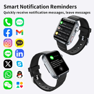 Reloj Inteligente F330 con Llamadas, SOS, Alarma de Caídas, Conteo de Pasos, Seguimiento de Sueño y Deportes, Recordatorio de Mensajes, Pantalla IPS Cuadrada - Product Image 2