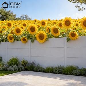 Système de clôture de villa OCM durable, cadre en aluminium, <span class=keywords><strong>panneau</strong></span> composite, résistant aux intempéries, anti-corrosion, intimité pour cour résidentielle - Product Image 3