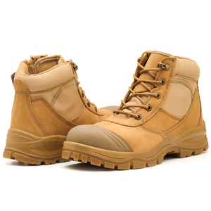 <span class=keywords><strong>Scarpe</strong></span> Antinfortunistiche Unisex <span class=keywords><strong>S3</strong></span> in Pelle Bovina, Suola a Doppia Densità in PU, Resistenti ad Acidi e Oli, Antiscivolo, Certificate CE per Uso Industriale - Product Image 1