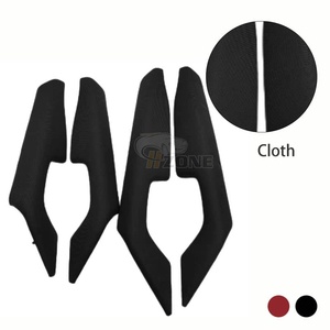 La fábrica se adapta a Toyota Hilux <span class=keywords><strong>Vigo</strong></span> 2015-2024 decoración del reposabrazos de la puerta interior del coche autopartes accesorios interiores Panel de tela tejida - Product Image 4