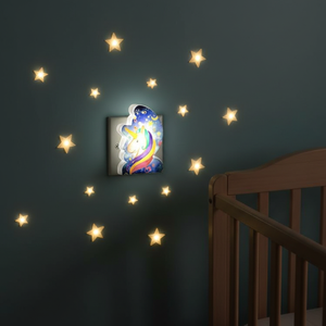 OEM W089 4SMD Mini luce notturna a LED <span class=keywords><strong>luna</strong></span> e stella unicorno Plug-In ABS luce notturna per bambini camera da letto regalo carino - Product Image 2