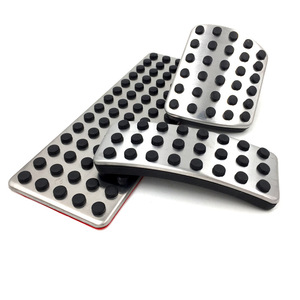 Cardimanson Stainless Steel <b>Pedal</b> Covers For Mercedes-Benz A-Class B-Class CLA GLA GLB AT Automatic Transmission - Product Image 2