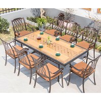 Haute qualité moderne Europe BBQ Grills Durable Charcoal Table et ensembles de chaises pour l'extérieur Cour Hôtel Utilisation en gros