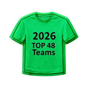 Camiseta de Fútbol de Alta Calidad para la Copa Mundial de Fútbol 2026, Logotipo Personalizado con Impresión por Transferencia de Calor, Transpirable, para Fanáticos del Fútbol - Product Image 1
