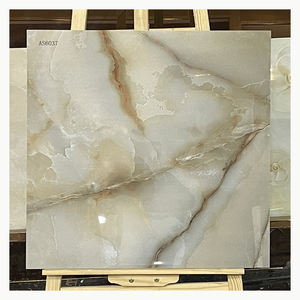 أرضية رخامية عالية الجودة 60x60 لامعة من كارارا بورسلين أبيض بورسلين بيسو بورسلاناتو للحدود الريفية للمعيشة الداخلية - Product Image 2