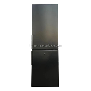 Réfrigérateur domestique Rochh 342L No Frost A++ avec congélateur inférieur, double porte, compact, automatique, à technologie Inverter, avec verrouillage, couleur argent foncé, taille moyenne - Product Image 2