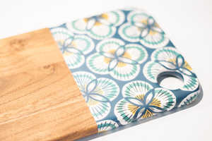 Planche à découper en bois de manguier de qualité supérieure avec revêtement émaillé Planche à découper de cuisine extra épaisse et durable - Product Image 2