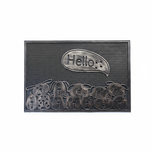 Trending New Custom Painted <b>RUBBER</b> <b>MAT</b> PAINTED in ANTIQUE DESIGNS Anti slip Durable Weather Resistant Logo Imprint Versatile - Product Image 1