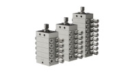 Distributeur de lubrifiant modulaire à segment de plaque progressive pour système de lubrification progressive
