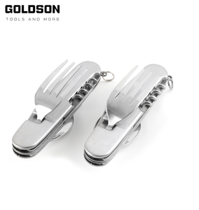 Full 420 Thép Không Gỉ Ngoài Trời Gấp Muỗng Nĩa - Product Image 2