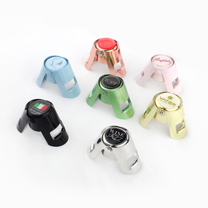 Sellador de botellas personalizado para tapón de botella de vino espumoso, sellador de botellas de vino espumoso de acero inoxidable, sellador de botellas para champán - Product Image 1