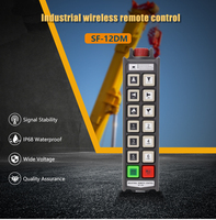 Control Remoto Industrial por Radio para Grúa, con Joystick de 12 Botones y Doble Velocidad, Producto Innovador, Seguro y Confiable