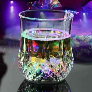 Luminous <b>LED</b> Flashing Glowing Drinking Cup Water Liquid Activated <b>Light</b> up Wine Glass Cup Mug Festival Party <b>Bar</b> Home Decor - Product Image 1