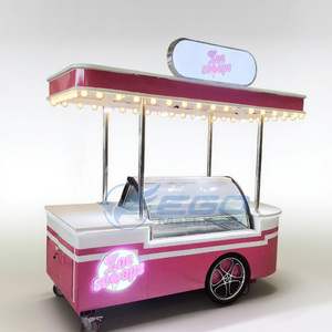 Compact Hot Dog Cart Coffee Ice Cream Mobile Food Truck - Product Image 1