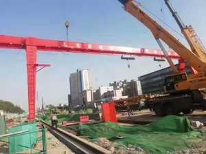 15 20 25 30 35 40 45 50 T Tonnen Schienenmontierter Zweiträger-Hebekran für Marmor-Granit-Steinblöcke für Marmorwerke - Product Image 6