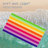 In-Stock Summer Microfiber Beach Towel Large Size Quick-Dry Bath Towel Custom Designed and Hot-Selling