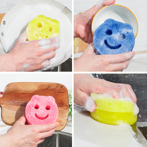 Cao bọt chà CHA miếng bọt biển rửa chén đa chức năng nhà bếp làm sạch bọt biển đầy màu sắc rửa chén miếng bọt biển - Product Image 4