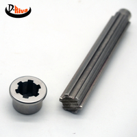 Acoplamiento de Eje estriado CNC Adaptador estriado de motor Buje estriado de cubo de acero