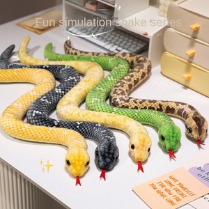 Bán Buôn Vui Vẻ <span class=keywords><strong>Python</strong></span> Vui Lừa Mô Phỏng Đạo Cụ Đáng Sợ Dài Con Rắn Búp Bê Siêu Mềm Đồ Chơi Sang Trọng Cho Căng Thẳng Cứu Trợ Đầy PP Bông - Product Image 1