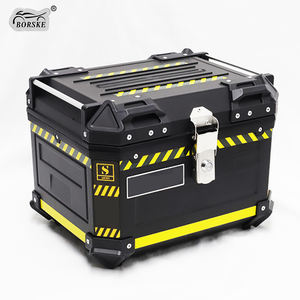 BORSKE usine <span class=keywords><strong>moto</strong></span> Top case <span class=keywords><strong>moto</strong></span> arrière boîte à bagages 45L PP plastique <span class=keywords><strong>moto</strong></span> queue boîte - Product Image 2