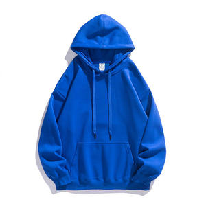 Sweat à capuche pull-over surdimensionné pour homme Wearvintage, imprimé, tricoté, anti-rétrécissement, manches courtes, logo frontal, 100 % coton, tissu lavé, haute qualité - Product Image 2