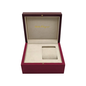 Solid Wood <b>Watch</b> Box Rectangle Custom Made Protective Storage Display <b>Case</b> - Product Image 2
