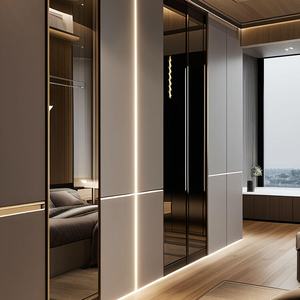 Fabricante Chino Venta Directa Muebles de Dormitorio de Alta Calidad <span class=keywords><strong>Armario</strong></span> de Madera Maciza para Almacenamiento de Ropa - Product Image 1