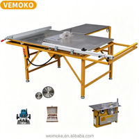 Scie à table prix usine avec scie principale et scie de rainurage pour la découpe en lot de portes d'armoires de cuisine