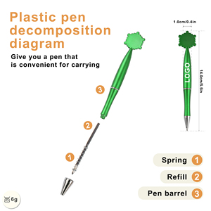 Popular Promotion Ball <b>Pen</b> with Custom Logo Cheap Carton Shape Cute Plastic for Kids - Product Image 2
