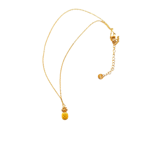 สร้อยคอจี้รูปสับปะรด สแตนเลส 316L ชุบทอง PVD เครื่องประดับแฟชั่น - Product Image 2