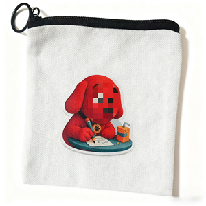 Custom Cotton Small Canvas Zipper <b>Makeup</b> Bag Travel Cosmetic Pencil Case Coin Pouch - Product Image 6