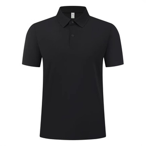 เสื้อโปโลแขนสั้นต้านเชื้อแบคทีเรียไร้รอยต่อ ยูนิเซ็กส์ ชุดทำงานฤดูร้อน สีฟ้า สีขาว สีดำ สีกรมท่า สีแดง สีเบจอ่อน สีเทา - Product Image 2