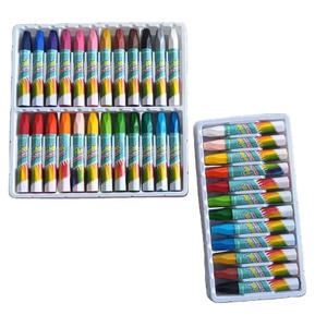 Schüler gehen zurück zur Schule Aquarells tifte Buntstifte Öl pastelle 12 Buntstift-Sets - Product Image 1