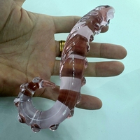 Dildo en verre borosilicate, masseur du point G, jouet sexuel pour femmes, stimulation de la prostate, transparent, écologique, qualité supérieure