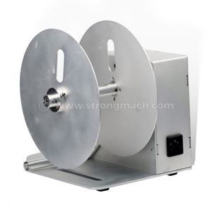 Machine de rembobinage automatique d'étiquettes, pour étiquettes d'entretien, codes-barres adhésifs, avec mandrin de rouleau, bidirectionnelle et réglable - Product Image 3