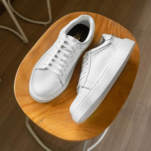 Zapatillas Casuales de Otoño para Hombre, Modernas, con Cordones, de Piel Vacuna, con Suela Gruesa, Cómodas, que Aumentan la Altura, con Forro de Piel de Oveja Blanca - Product Image 3