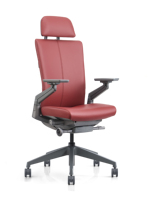 Fauteuil de bureau ergonomique pivotant en cuir PU, avec dossier en TPEE/NYLON et fonction massage, idéal pour la maison et le gaming – Vente chaude OEM Foshan