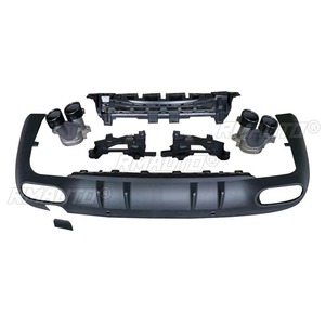 Diffuseur de pare-chocs arrière, lèvre de spoiler, séparateur et embout d'échappement pour Mercedes Benz CLS C257 2018+ - Pièce de modification et accessoire automobile - Product Image 4