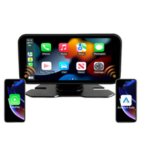 Écran IPS 6 pouces, CarPlay sans fil, Android Auto, GPS, lecteur radio portable pour voiture, écran partagé, vidéo de recul, 1 an