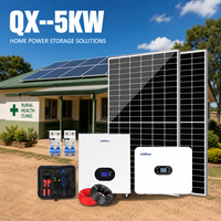 Système solaire hors réseau Worider QX--5KW 5KW avec onduleur à onde sinusoïdale pure et batterie lithium-ion pour l'alimentation domestique