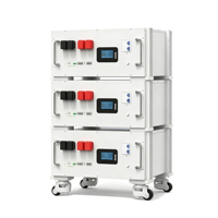 Batterie de serveur empilable LiFePO4 15,36 kWh 51,2 V 300 Ah, système de stockage d'énergie domestique au lithium-ion pour système solaire hybride ESS
