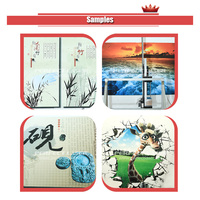 Impresora UV de Pared, Máquina de Impresión Mural Vertical 3D, Impresora de Inyección de Tinta de Gran Formato para Decoración de Interiores y Exteriores en Cerámica y Vidrio
