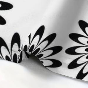 Phụ Nữ Của Màu Đen Trắng Hoa In Phụ Nữ Ăn Mặc Ăn Mặc Retro <span class=keywords><strong>Mod</strong></span> Phong Cách Mùa Hè Hàng Đầu - Product Image 4