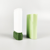 RUIPACK Nouveauté 20g Contenant de stick déodorant plat en plastique à remplissage par le bas, Contenant de stick solaire, Flacon anti-transpirant