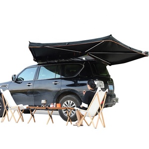 เต็นท์ผ้าใบพับเก็บได้แบบยืนได้ฟรี270องศาสำหรับสี่ฤดูใช้ห้องนอนหนึ่งห้องนอนห้องนั่งเล่นรถตั้งแคมป์ - Product Image 2