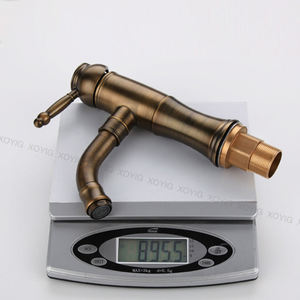 European 59-1 Brass Rotatable Water Outlet Single Handle Basin Faucet Gold Antique Bathroom Faucet - Product Image 3