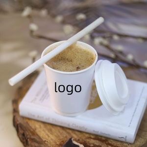 Custom Logo Food Grade Recyclable <b>Disposable</b> Kraft <b>Cups</b> 6oz / 8oz / 12oz / 16oz / 20oz Hot Cafe Coffee Paper <b>Cup</b> with Lid - Product Image 3